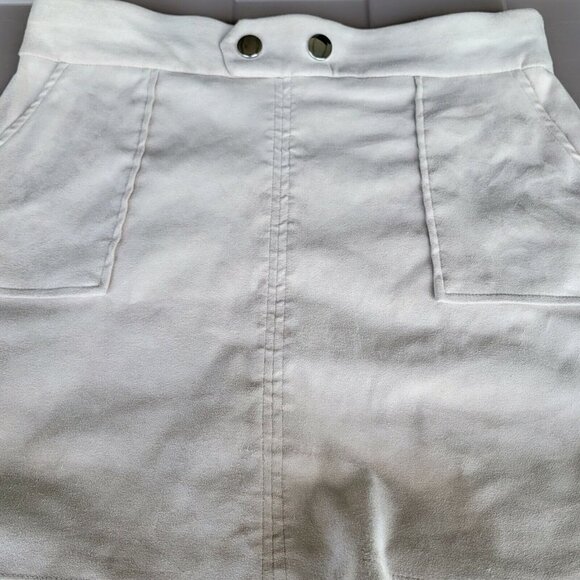 INC Mini Faux-Suede Mid-Rise. Size Medium. - Picture 9 of 12